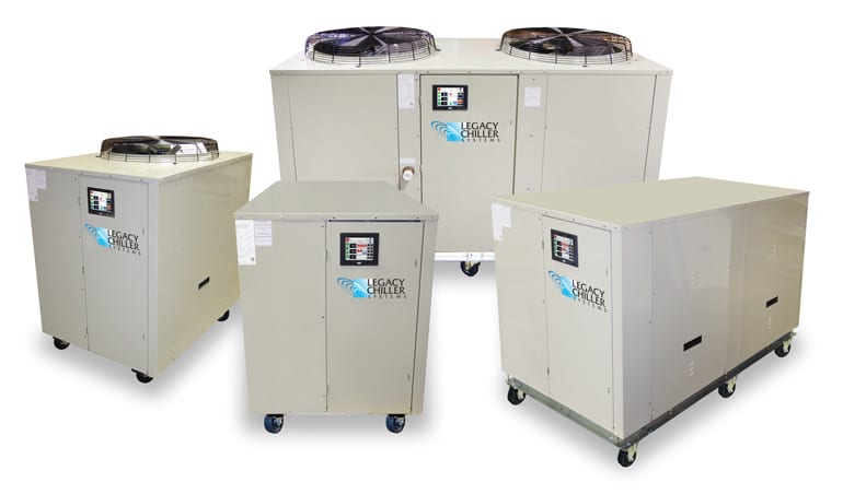 Package Air-Cooled Process Chiller with Poly Tank