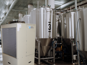 Legacy Brewery and Fermentation Air Cooled Packaged and Split-System Glycol chillers for fermentation and brewing