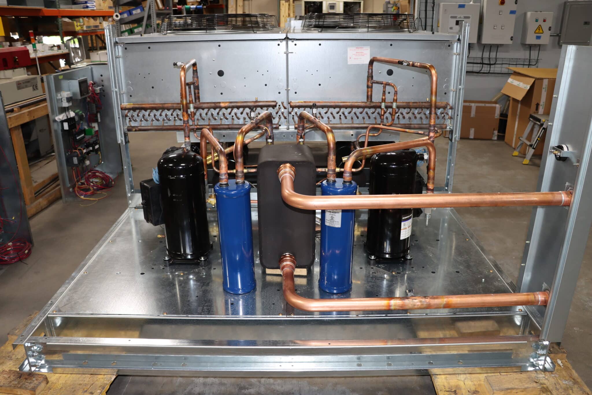 PZA Piping Packaged Air Cooled Chiller Piping