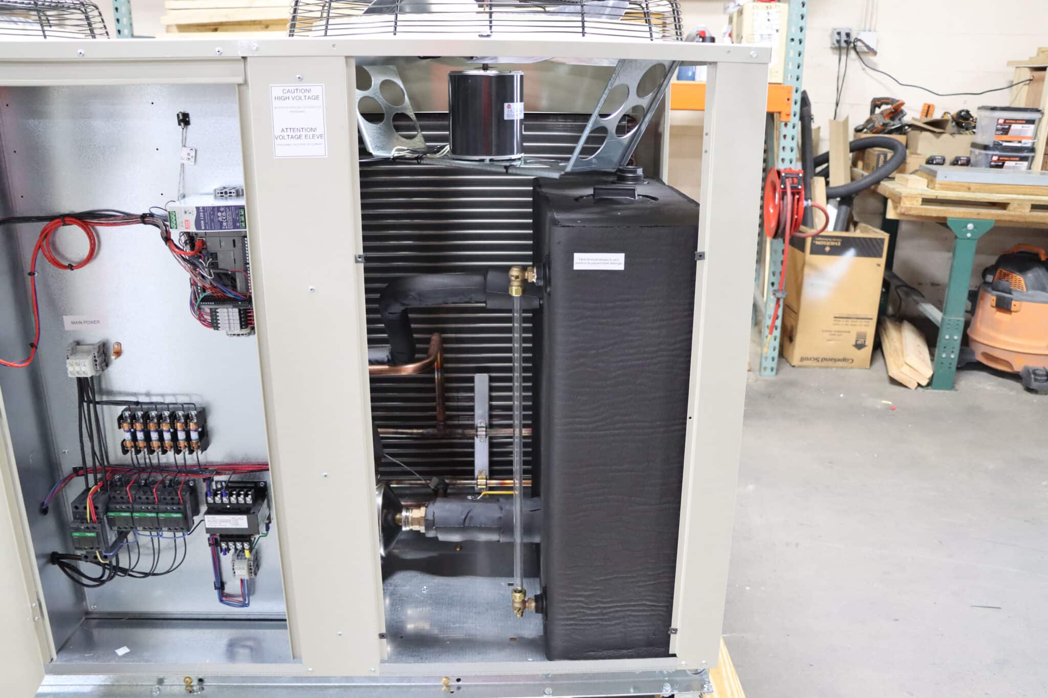 PZAPT Poly Tank Packaged Air Cooled Chiller with poly tank